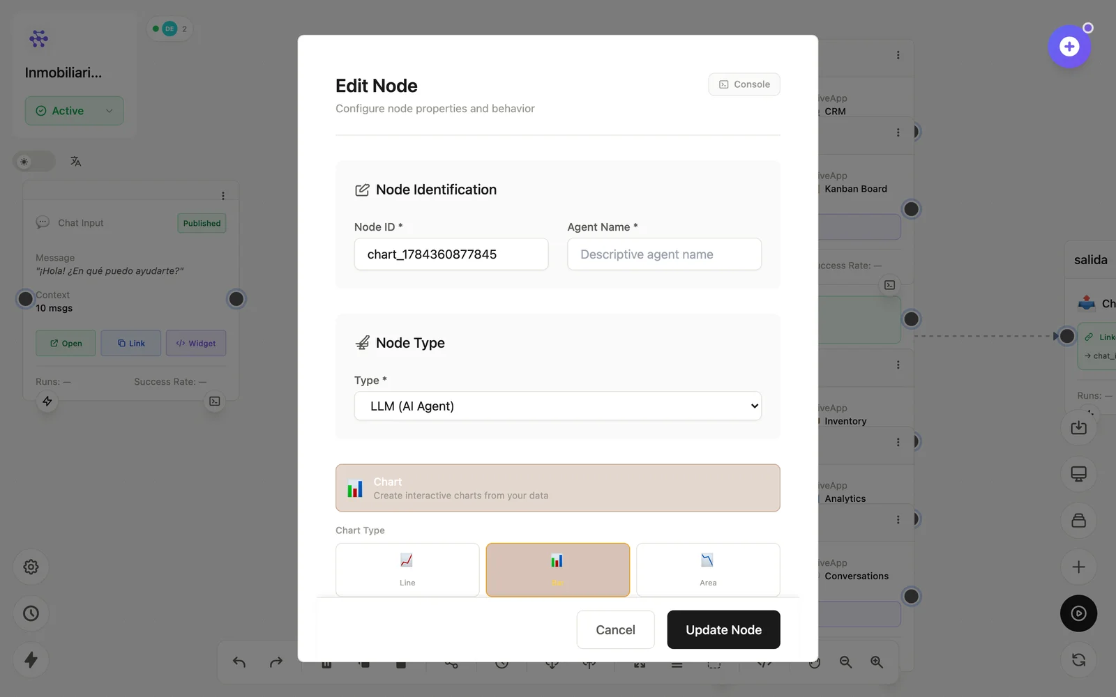 Chart node