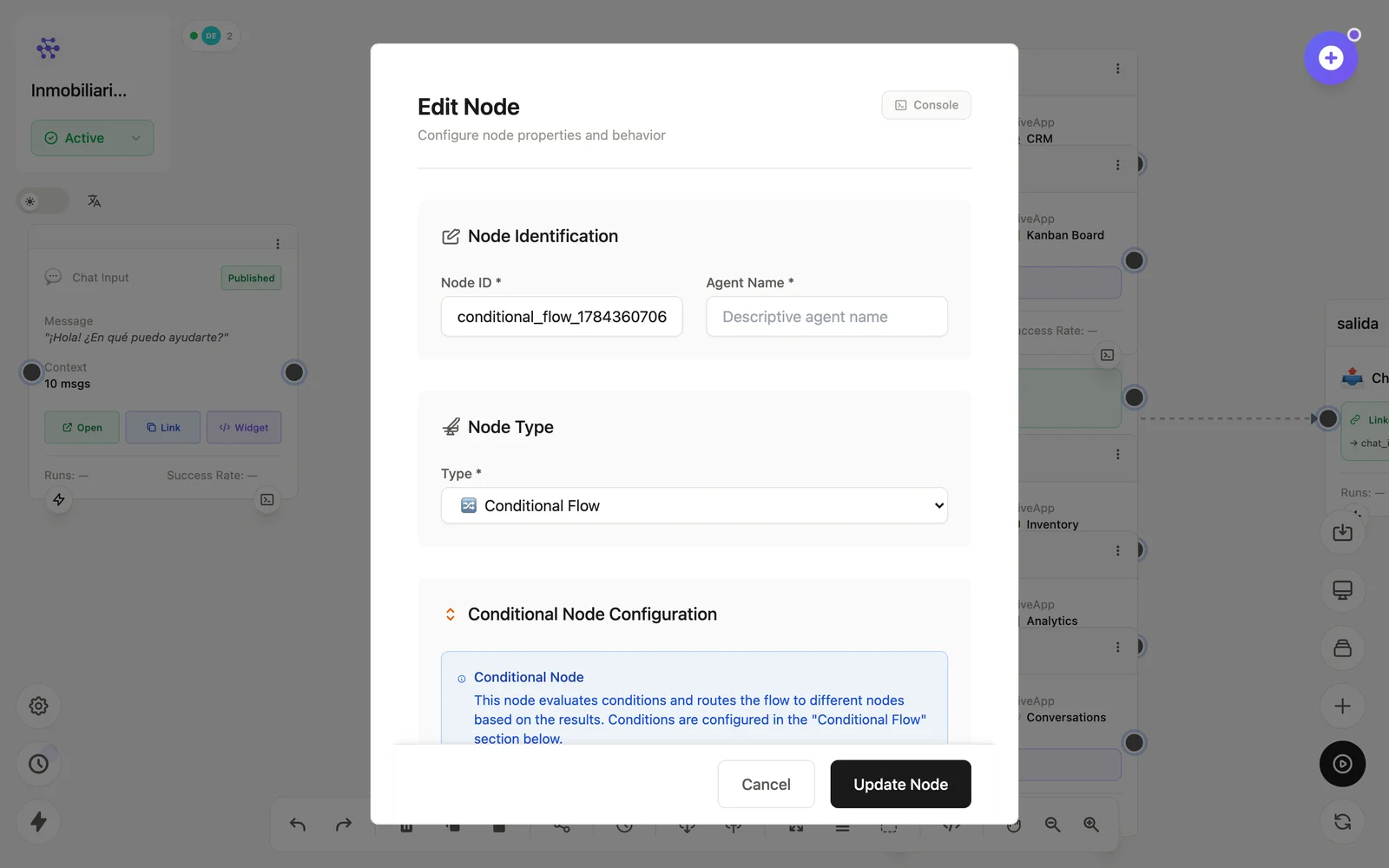 Conditional Flow node