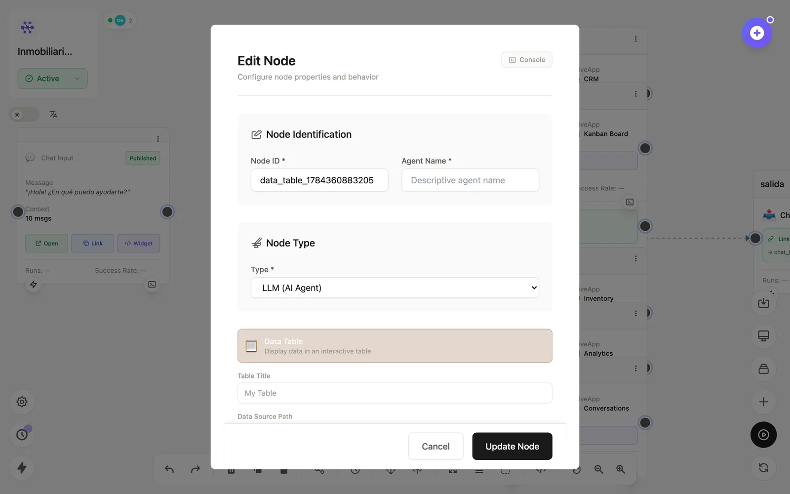 Data Table node
