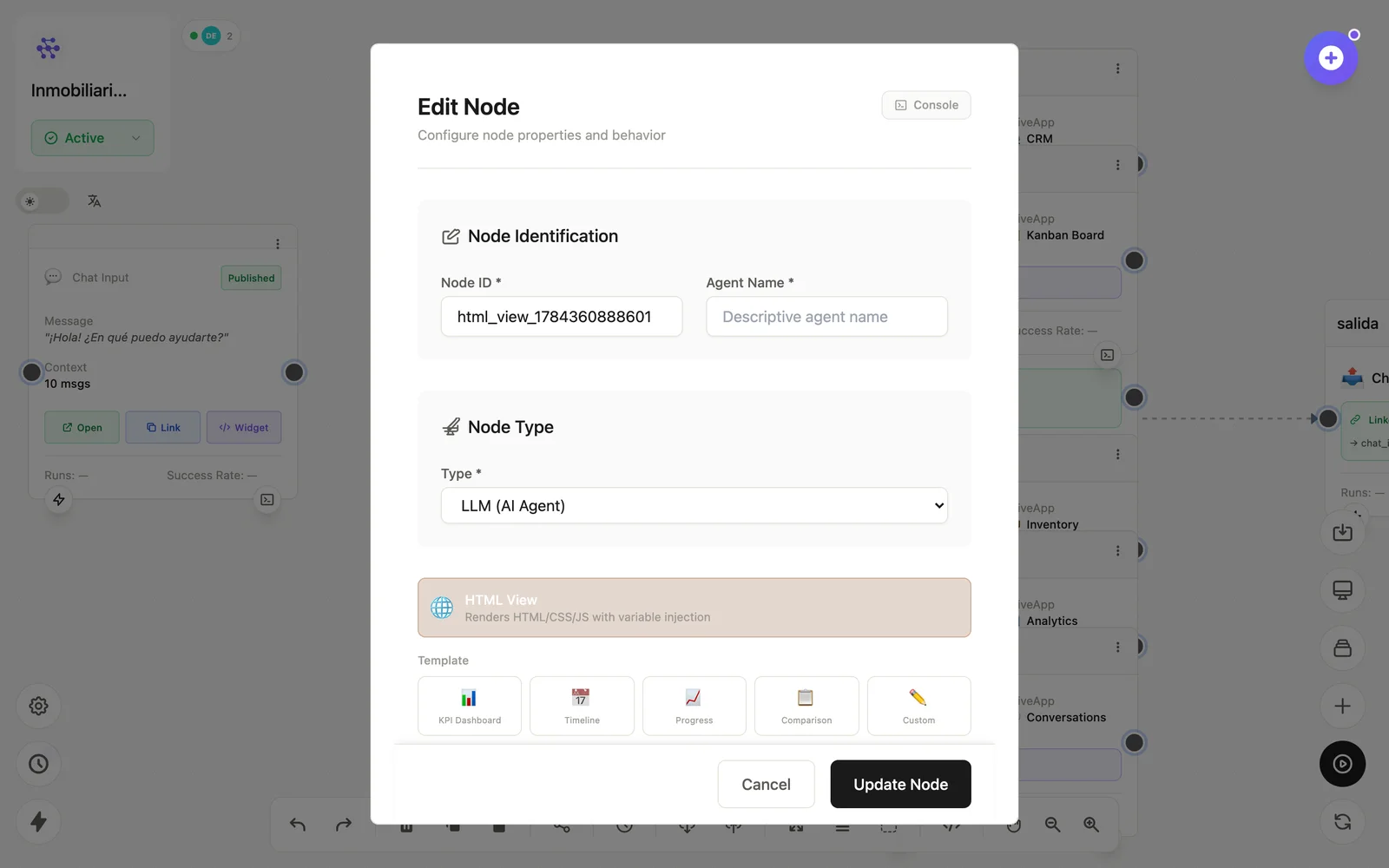 HTML View node