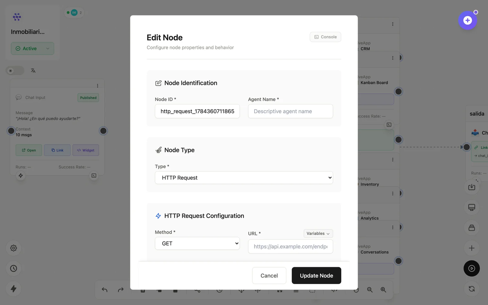 HTTP Request node