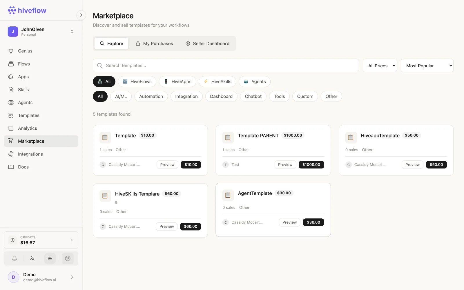 The community Marketplace