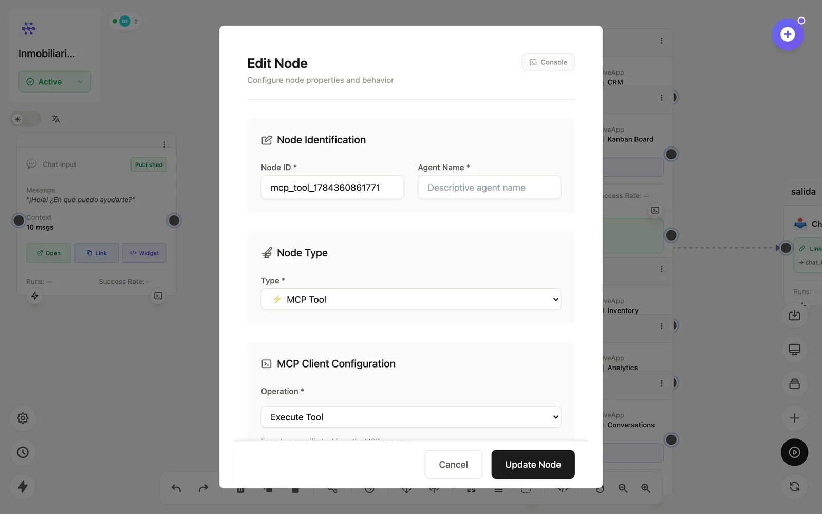 MCP Tool node